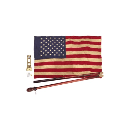 Global Flags Unlimited Heritage Series American 50 Star Flag Kit 209004